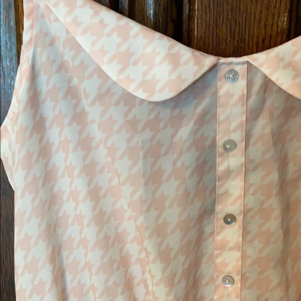 Kardashian medium pink check sundress
